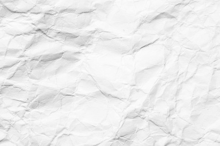 abstract background of crumpled white paperの写真素材