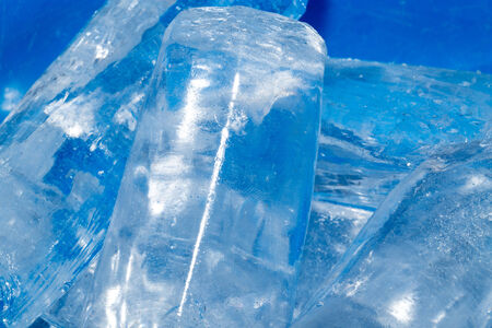 background of cold ice. macroの写真素材