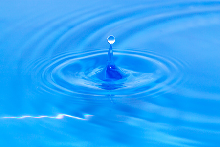 a drop of water. macroの写真素材