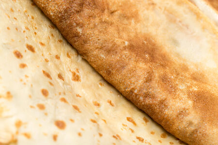 background of fried pancakeの写真素材