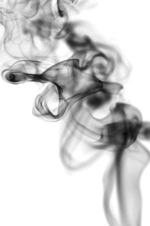 Abstract smoke on white backgroundの写真素材