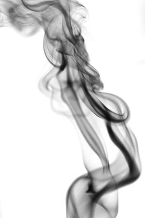 Abstract smoke on white backgroundの写真素材