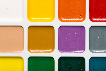 background of new watercolorsの写真素材