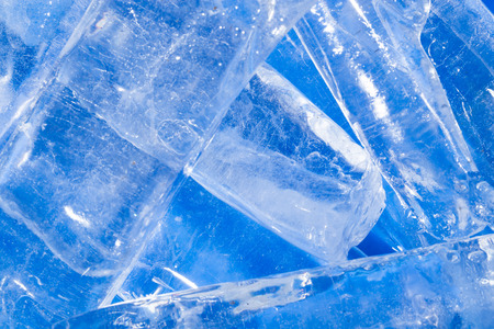 abstract background of blue ice
