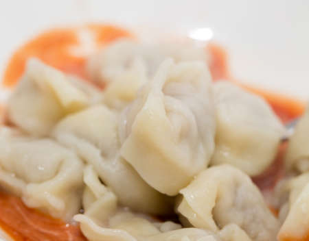 Russian dumplingsの写真素材