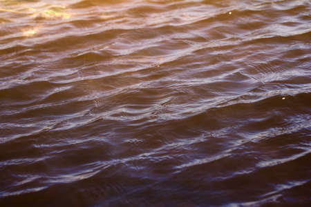 beautiful sunset water backgroundの写真素材