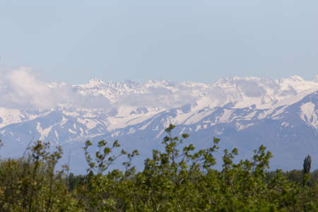 snowy peaks of the Tien Shan