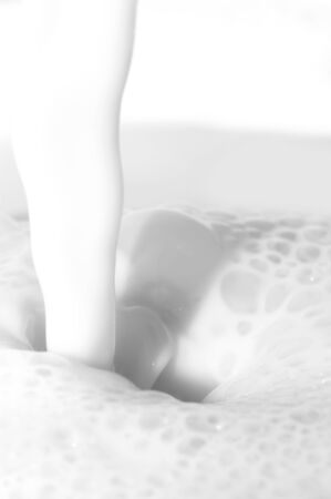 white milkの写真素材