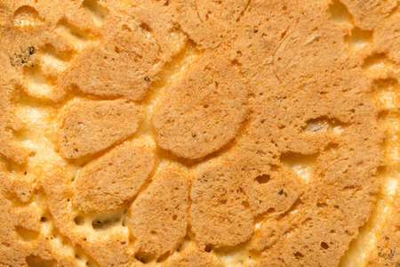 crust of bread as background. macro