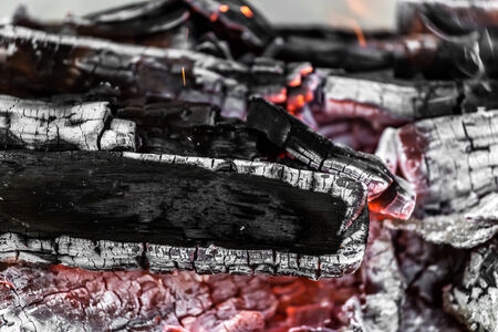 coals as backgroundの写真素材