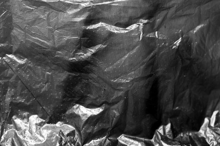 background of black plastic bagの写真素材