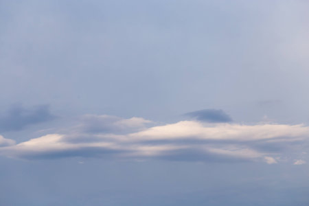 clouds after a thunderstorm