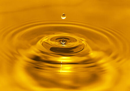 golden waterの写真素材