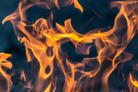 flame of fire as the backgroundの写真素材