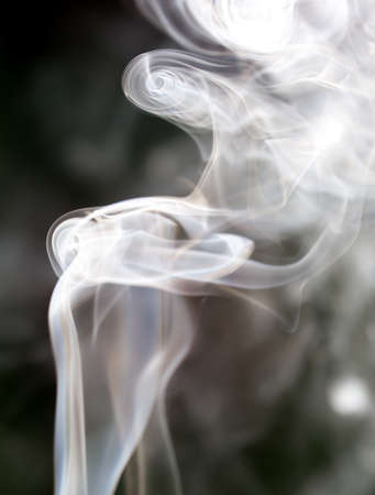 Beautiful colored smoke