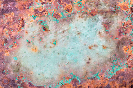Background of the old rusty metal