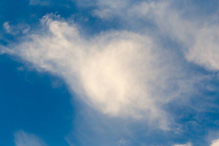 beautiful clouds at sunsetの写真素材
