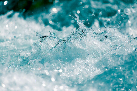 rough water from waves