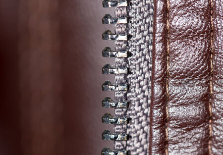 background of brown leatherの写真素材
