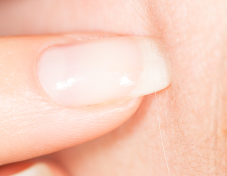manicure in beauty salon
