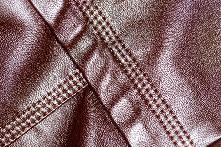 background of brown leather