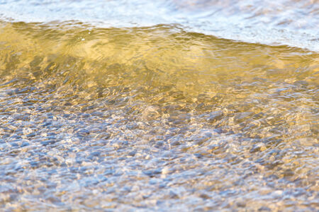 Background of the surface water on the shore