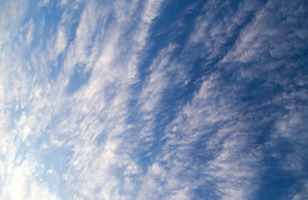 beautiful clouds against blue sky
