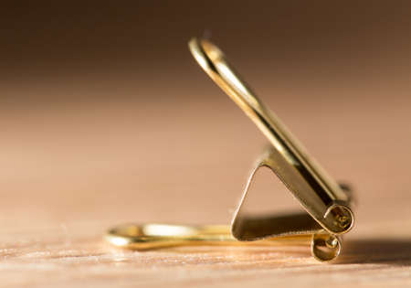 clothespin on the table. close-upの写真素材