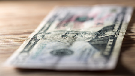 twenty dollars. close-upの写真素材