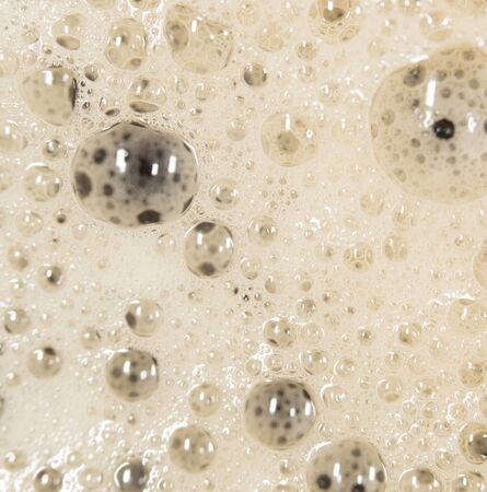 coffee foam. close-up