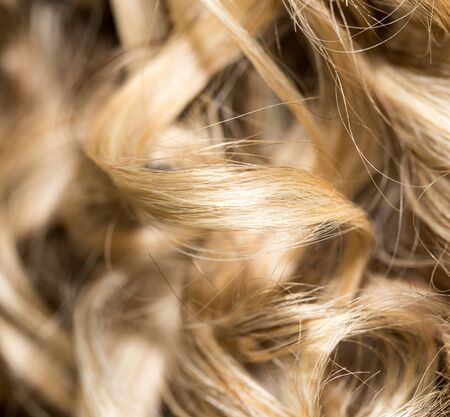 curly hair as backgroundの写真素材