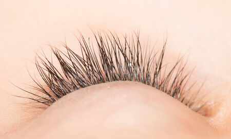 eyelash. close-up