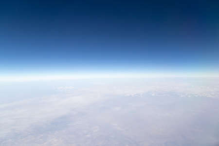 land, the view from the airplane