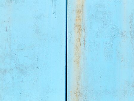 background of metal painted blue