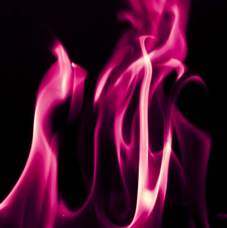red fire flames on a black backgroundの写真素材