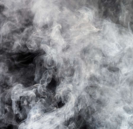 smoke on a black backgroundの写真素材