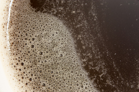 coffee foam. close-upの写真素材