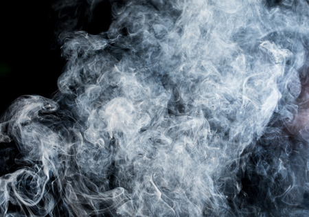 Smoke on a black 