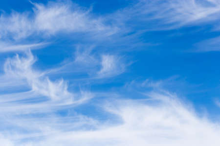 beautiful clouds on a blue sky