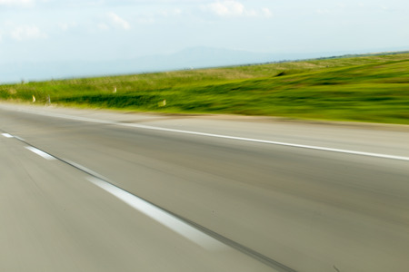 road at a speed ofの写真素材