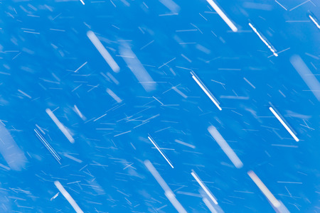 Rain against the blue skyの写真素材