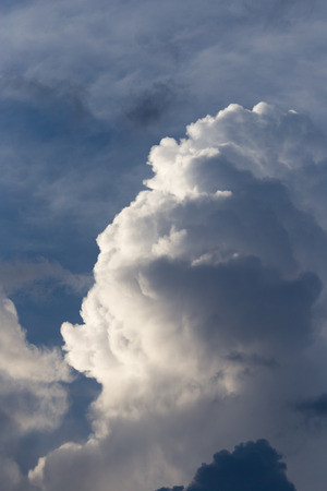 storm clouds in the skyの写真素材
