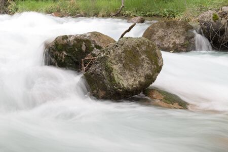mountain river in nature