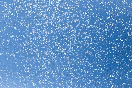 rain against the blue skyの写真素材