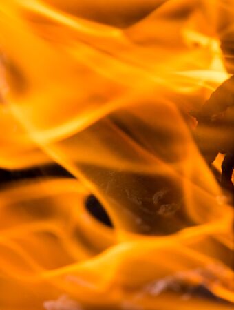 flames of fire as the background