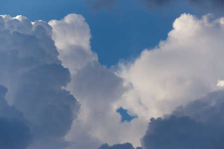 storm clouds in the sky as the backgroundの写真素材