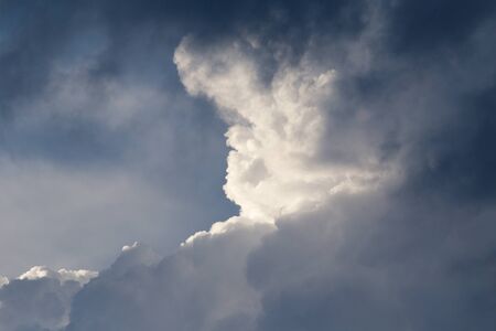storm clouds in the sky as the background