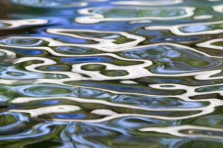abstract surface of the waterの写真素材