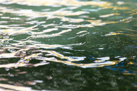 abstract surface of the waterの写真素材