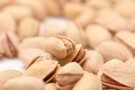 pistachios. close
